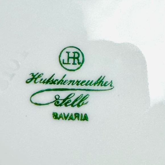 Vintage Hutschenreuther Selb Bavaria Hand Painted Germany Floral Plate 6” - Picture 5 of 5